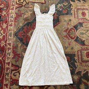 White lacey Top Shop dress, size 0 with tags attached